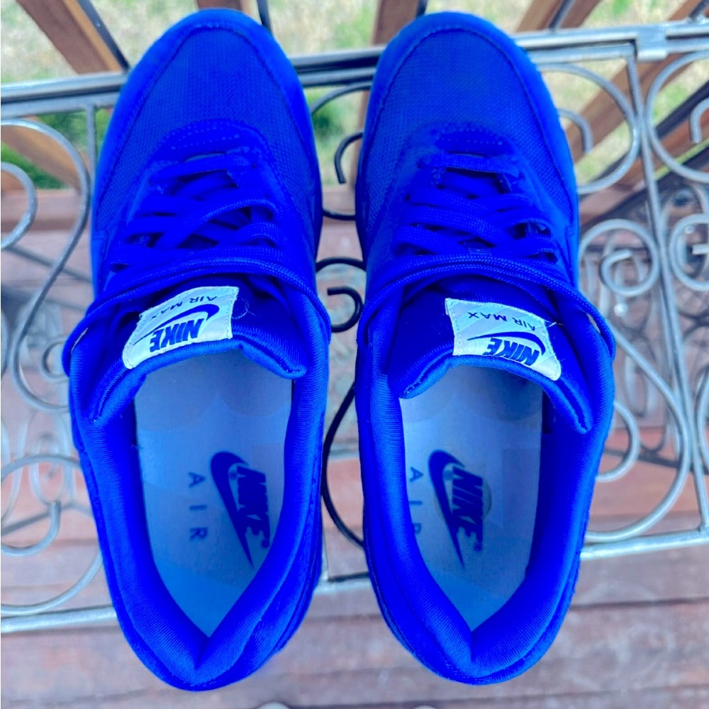 Nike Air Max 1 PRM ‘ Tonal royal blue’.   Sz 9 mens - Picture 8 of 13